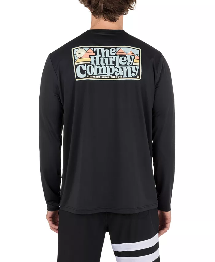 Мужская гибридная футболка с длинным рукавом Hurley, черный
Мужская гибридная футболка с длинным рукавом Hurley, черный