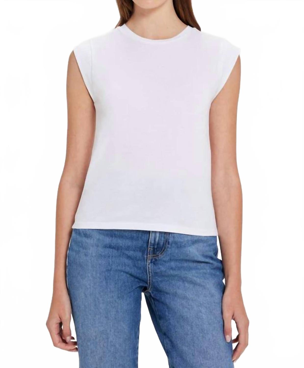 Топ с короткими рукавами, белый Goldie Lewinter
Топ с короткими рукавами, белый Goldie Lewinter