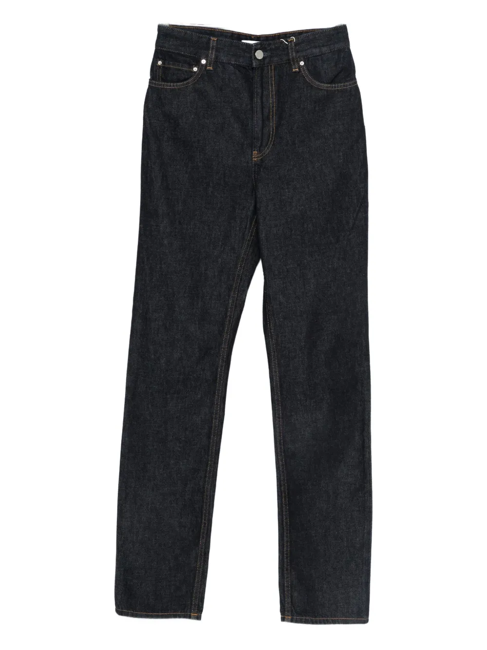 Джинсы с завышенной талией и узким кроем Toteme, синий
Джинсы с завышенной талией и узким кроем Toteme, синий