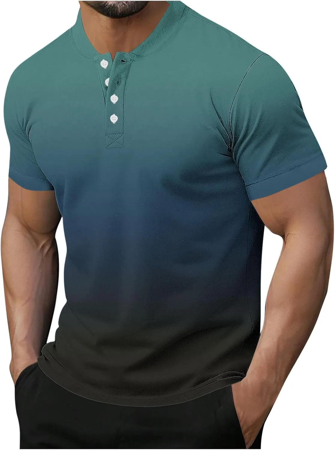 Мужская футболка Henley с градиентным принтом, короткий рукав, летняя Sdeycui
Мужская футболка Henley с градиентным принтом, короткий рукав, летняя Sdeycui