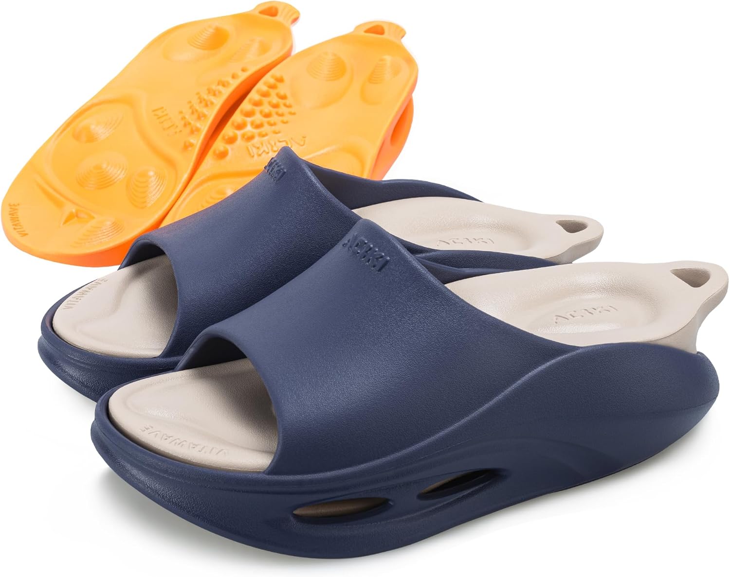 Восстановительные сандалии с 2 сменными стельками - тапочки с поддержкой свода 2025 года для мужчин и женщин, ортопедические сандалии с открытым носком для ходьбы при плантарном фасците Aciki, синий
Восстановительные сандалии с 2 сменными стельками - тапочки с поддержкой свода 2025 года для мужчин и женщин, ортопедические сандалии с открытым носком для ходьбы при плантарном фасците Aciki, синий