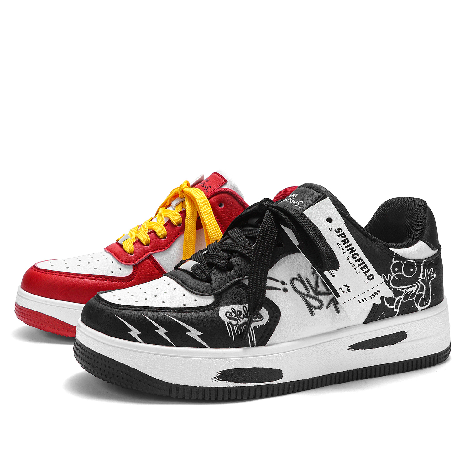 The Simpsons Парные дышащие низкие скейтерские кроссовки с поддержкой для увеличения роста унисекс, цвет Mismatched
The Simpsons Парные дышащие низкие скейтерские кроссовки с поддержкой для увеличения роста унисекс, цвет Mismatched