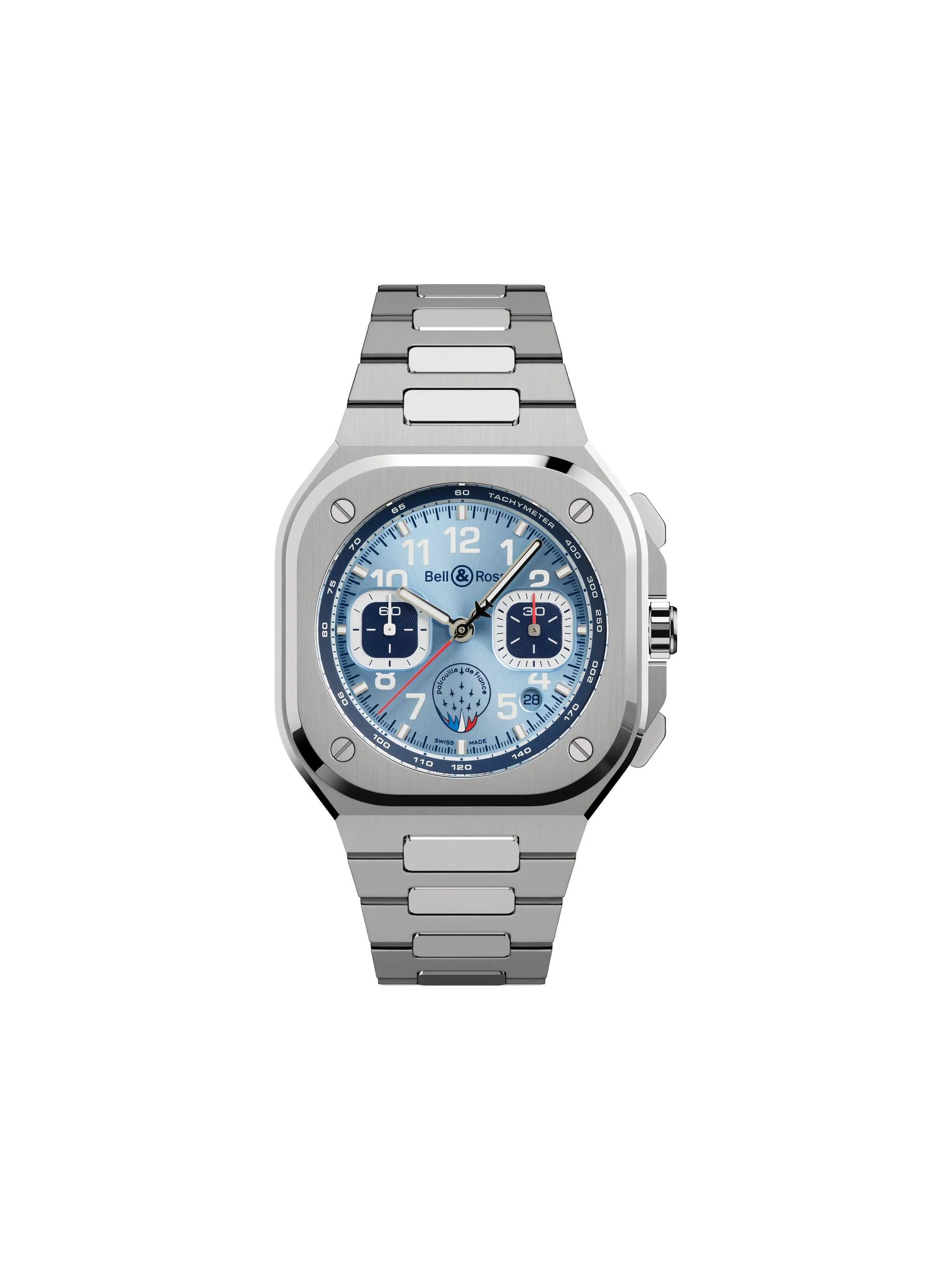 Наручные часы BR-05 Chrono Patrouille de France 42 мм Bell & Ross, синий
Наручные часы BR-05 Chrono Patrouille de France 42 мм Bell & Ross, синий