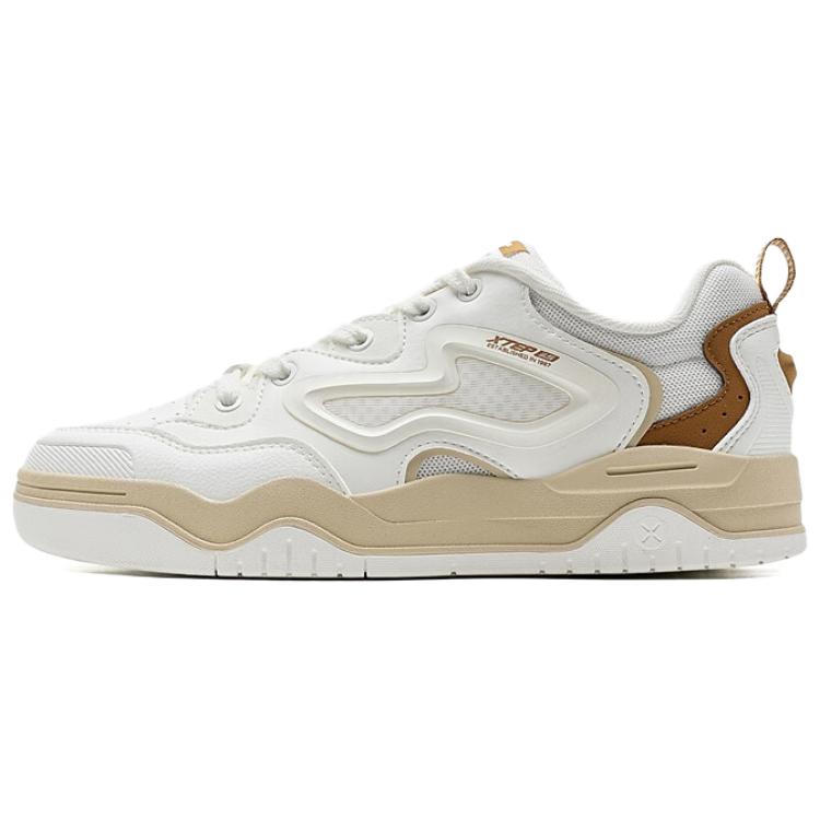 XTEP Нескользящие износостойкие низкие кроссовки для скейтбординга мужские, белые, коричневые
XTEP Нескользящие износостойкие низкие кроссовки для скейтбординга мужские, белые, коричневые