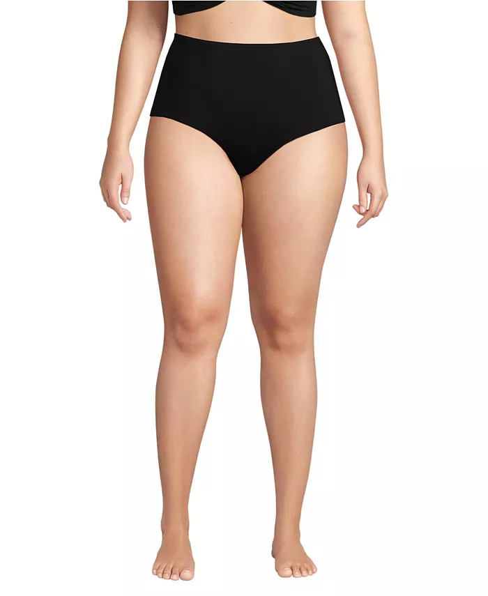 Женский корректирующий костюм с высокой талией и плавками бикини Lands' End, черный
Женский корректирующий костюм с высокой талией и плавками бикини Lands' End, черный