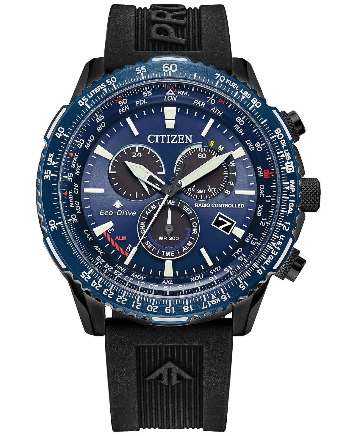 Мужские часы Eco-Drive с хронографом Promaster Sky с черным ремешком, 46 мм Citizen
Мужские часы Eco-Drive с хронографом Promaster Sky с черным ремешком, 46 мм Citizen