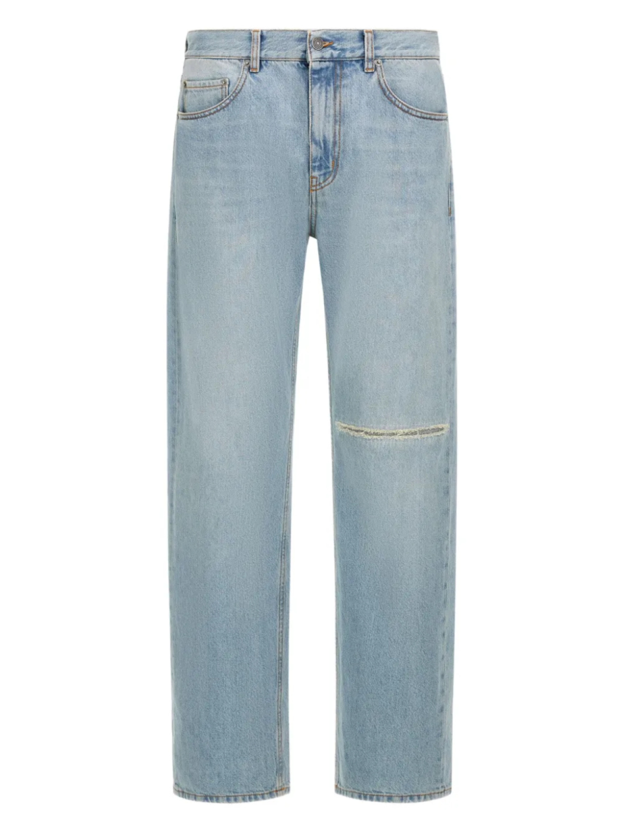 Roberto Cavalli прямые джинсы с эффектом потертости, синий
Roberto Cavalli прямые джинсы с эффектом потертости, синий