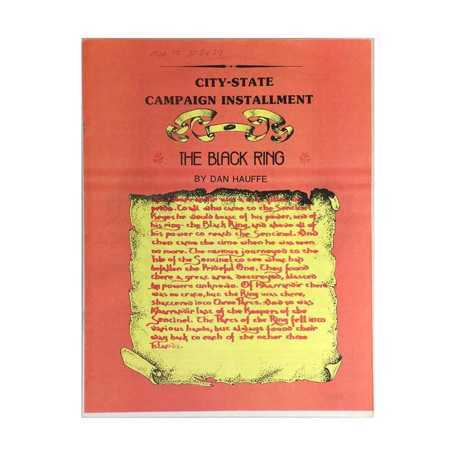 Модуль #1 - The Black Ring Installment Only!, Pegasus Magazine
Модуль #1 - The Black Ring Installment Only!, Pegasus Magazine