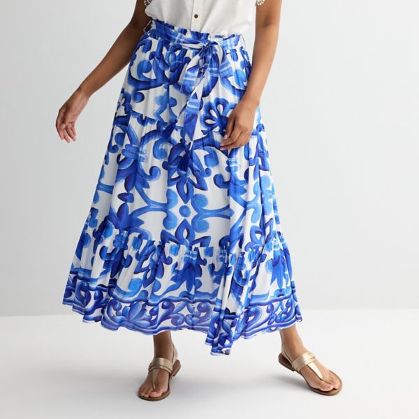 Женская расклешенная многоярусная юбка макси с принтом Farmers Market, цвет blue painting
Женская расклешенная многоярусная юбка макси с принтом Farmers Market, цвет blue painting