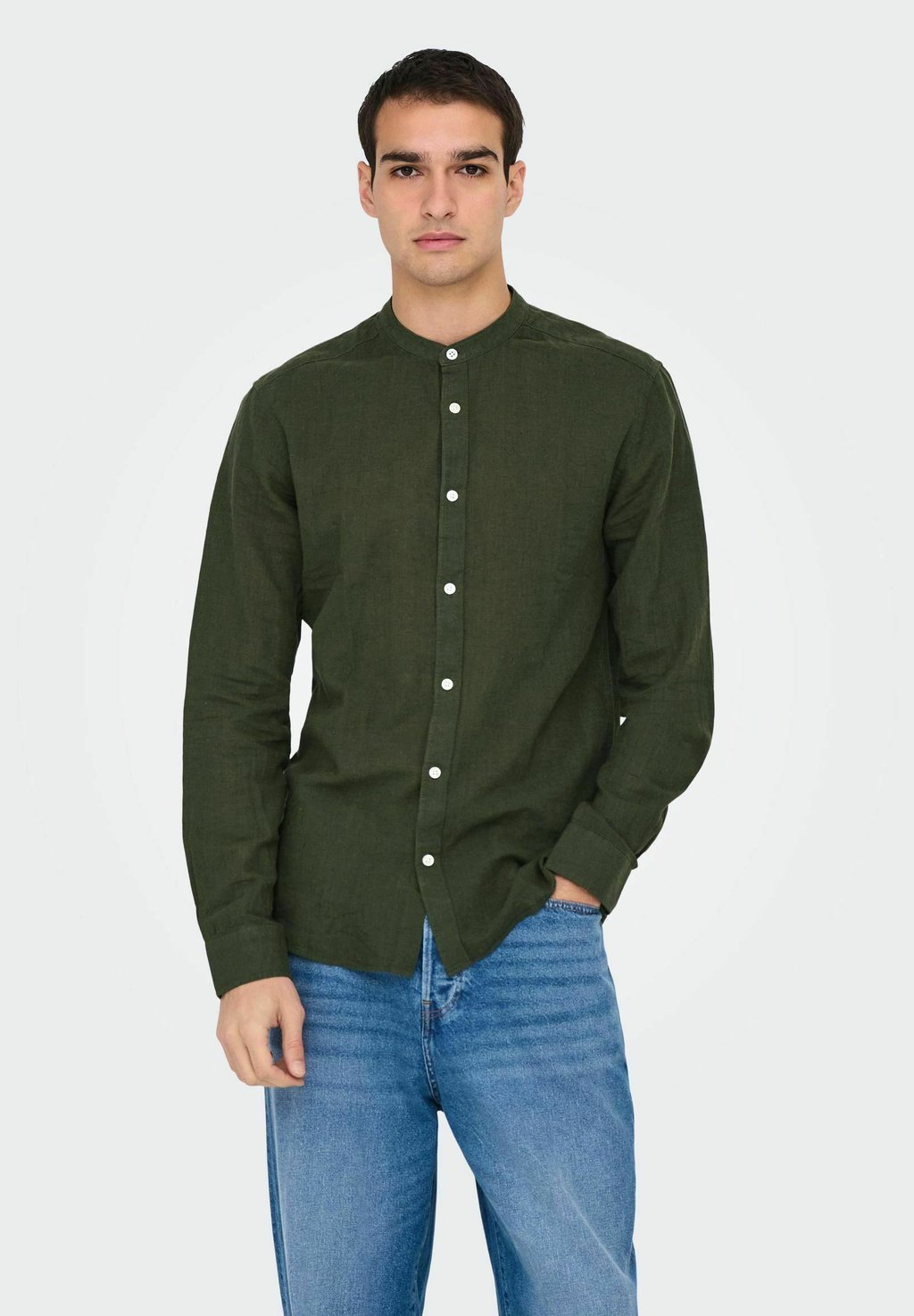 Рубашка ONSCAIDEN MAO Only & Sons, темно-зеленый
Рубашка ONSCAIDEN MAO Only & Sons, темно-зеленый