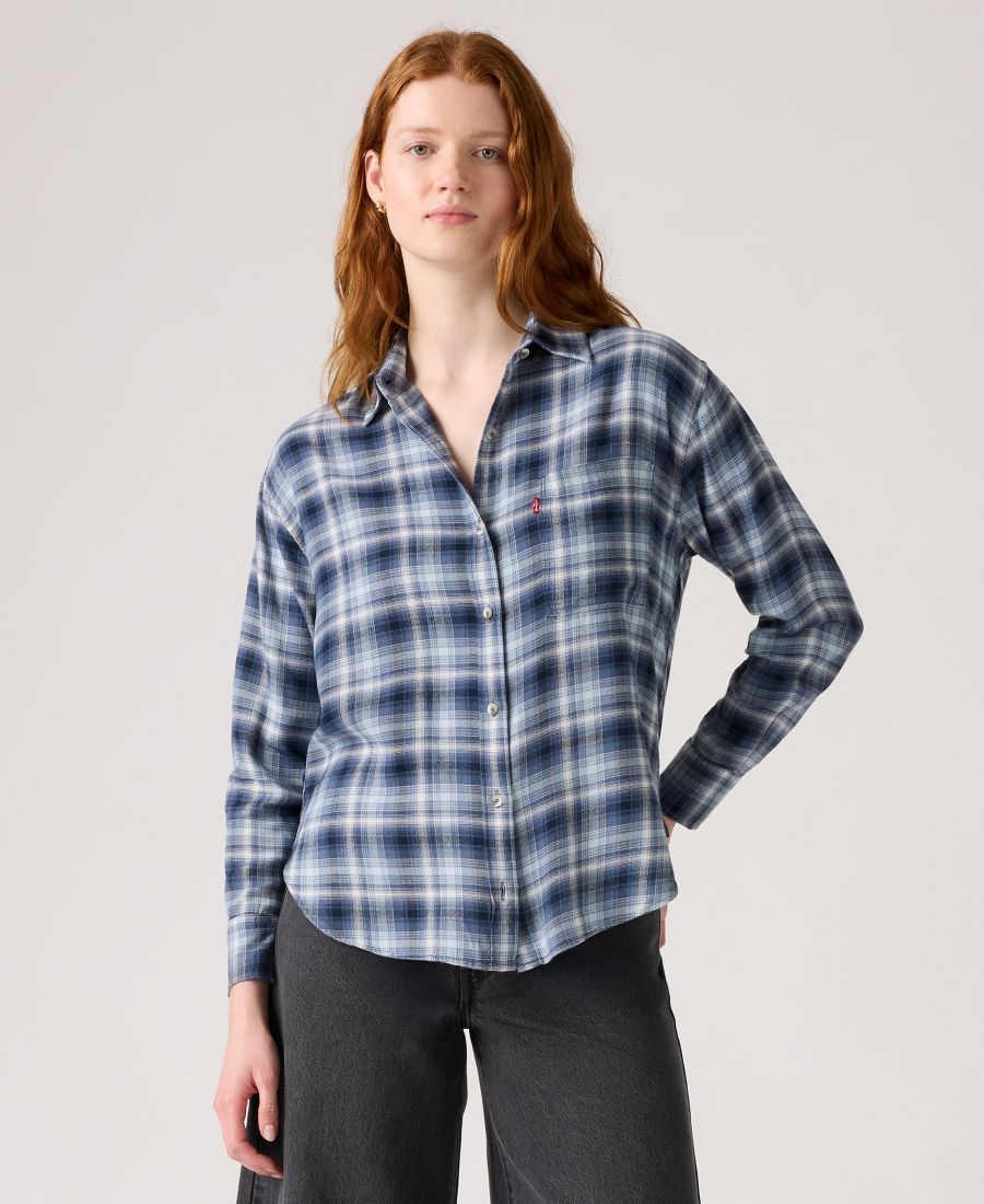 Женская фланелевая рубашка с длинными рукавами Lucas Levi's, Blue/white
Женская фланелевая рубашка с длинными рукавами Lucas Levi's, Blue/white