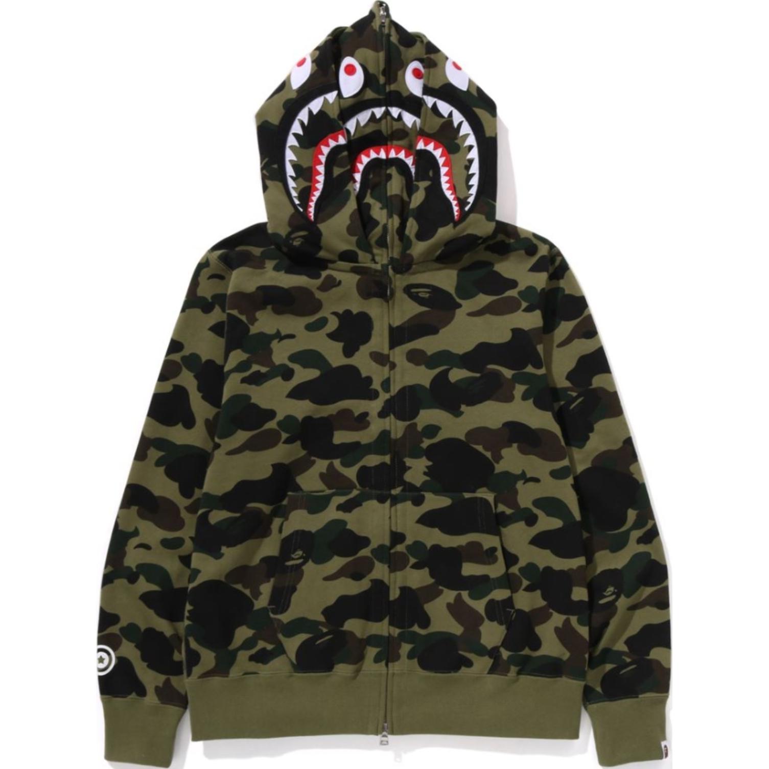 Bape 1st Camo Shark Full Zip Double Hoodie SS25 A BATHING APE, камуфляж
Bape 1st Camo Shark Full Zip Double Hoodie SS25 A BATHING APE, камуфляж