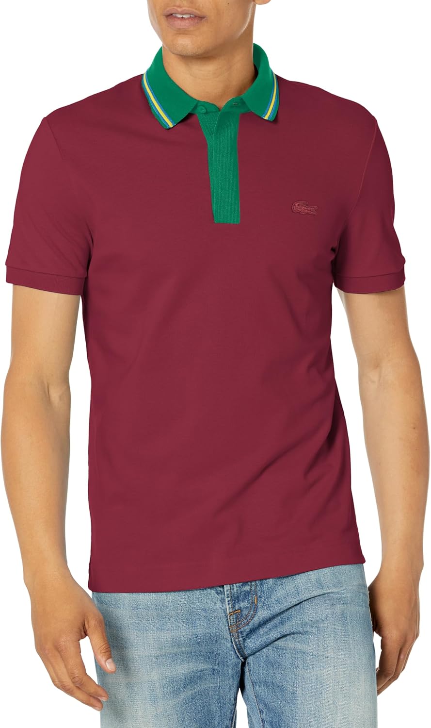 Lacoste мужская сезонная короткая рукавка обычного кроя поло с контрастным воротником, Zin
Lacoste мужская сезонная короткая рукавка обычного кроя поло с контрастным воротником, Zin