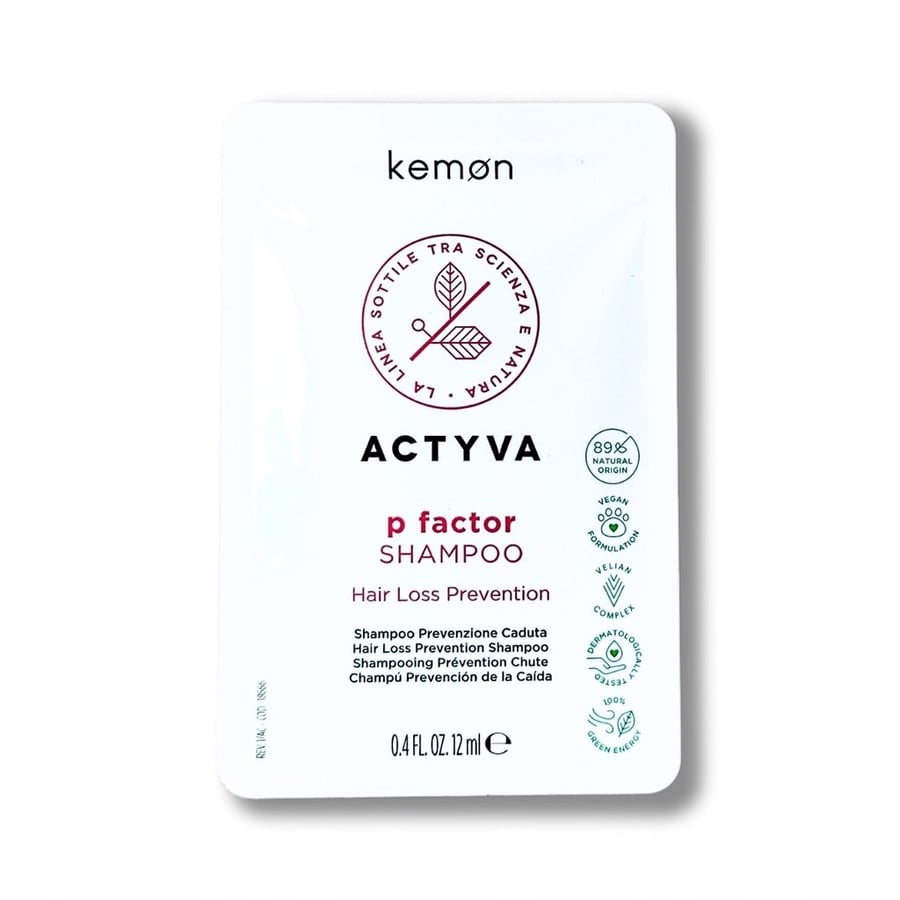 Шампунь против выпадения волос Kemon P Factor 12 мл 
Шампунь против выпадения волос Kemon P Factor 12 мл