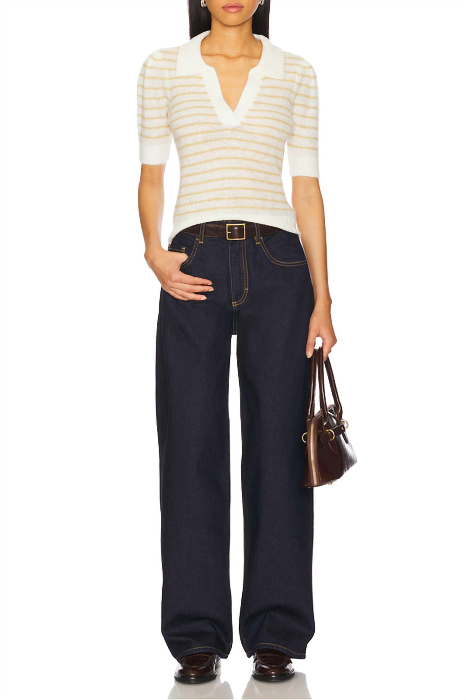 Рубашка поло Billie с плиссированными рукавами в полоску фисташкового цвета PISTOLA, Pistachio Shell Stripe
Рубашка поло Billie с плиссированными рукавами в полоску фисташкового цвета PISTOLA, Pistachio Shell Stripe