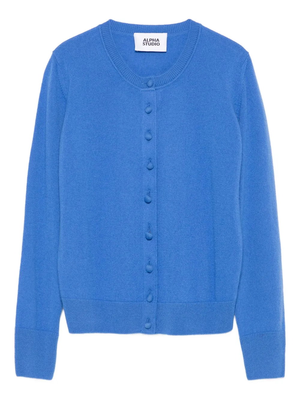 Шерстяной кардиган на пуговицах ALPHA STUDIO, синий
Шерстяной кардиган на пуговицах ALPHA STUDIO, синий