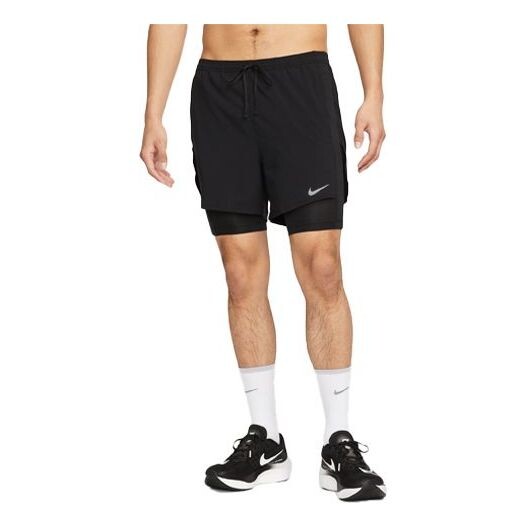 Шорты dri fit run division stride шорты Nike, черный 
Шорты dri fit run division stride шорты Nike, черный