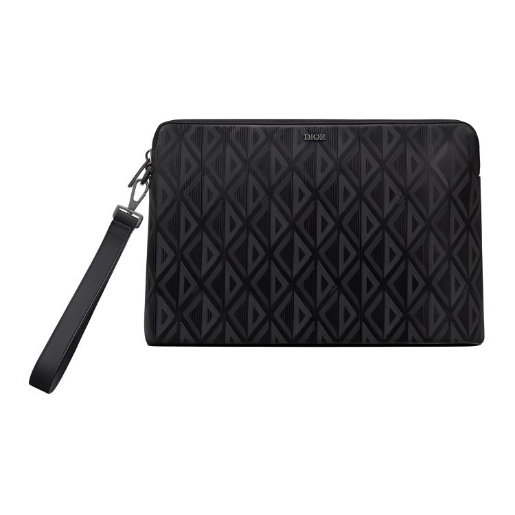 DIOR Canvas With Leather Handbag Clutch Men's Black
DIOR Canvas With Leather Handbag Clutch Men's Black