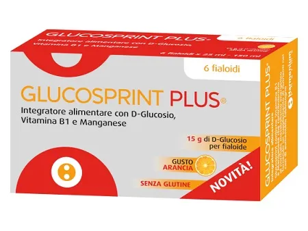 Glucosprint Plus Добавка для лечения гипогликемии, 6 флаконов
Glucosprint Plus Добавка для лечения гипогликемии, 6 флаконов
