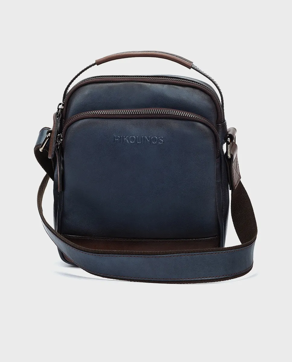 Мужская кожаная сумка-бандо с застежкой-молнией Pikolinos, синий
Мужская кожаная сумка-бандо с застежкой-молнией Pikolinos, синий