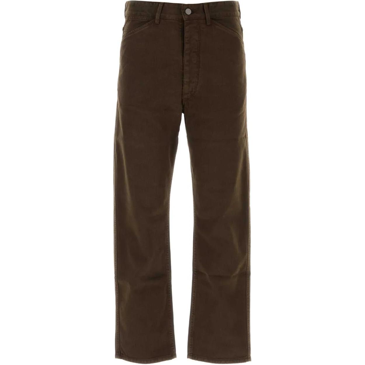 Изогнутые брюки с пятью карманами Lemaire, коричневый
Изогнутые брюки с пятью карманами Lemaire, коричневый