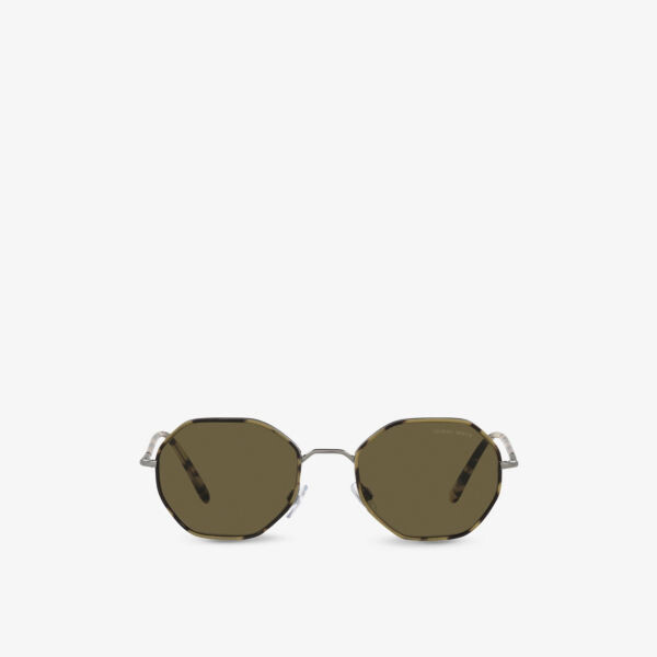 Солнцезащитные очки AR6112J в прямоугольной оправе из ацетата и металла Giorgio Armani, серый
Солнцезащитные очки AR6112J в прямоугольной оправе из ацетата и металла Giorgio Armani, серый