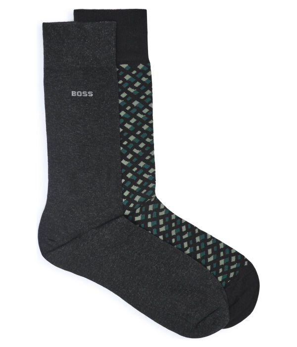 Носки мужские Boss с логотипом 2 пары, черный
Носки мужские Boss с логотипом 2 пары, черный