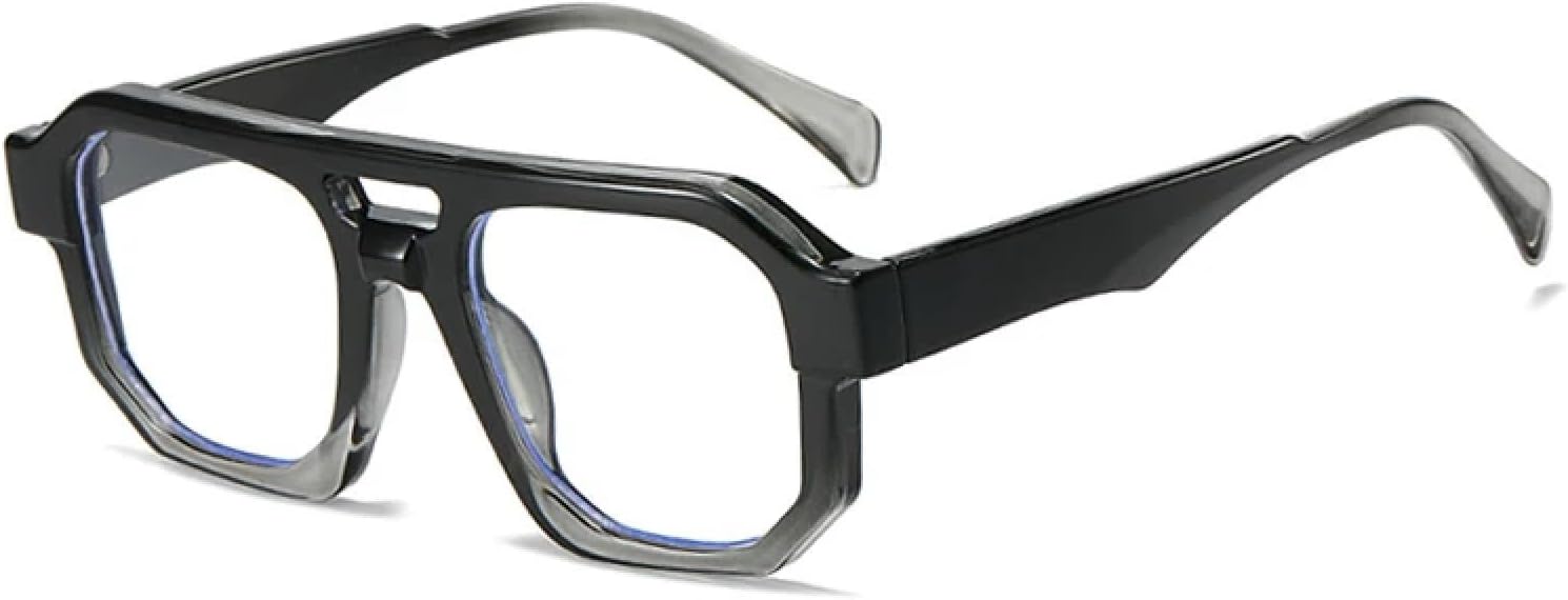 Солнцезащитные очки с двойной перемычкой для женщин и мужчин, градиентные прозрачные линзы, оправа в стиле ретро-панк, защита от УФ-излучения UV400 UATXTAU, Black Grey Clear
Солнцезащитные очки с двойной перемычкой для женщин и мужчин, градиентные прозрачные линзы, оправа в стиле ретро-панк, защита от УФ-излучения UV400 UATXTAU, Black Grey Clear