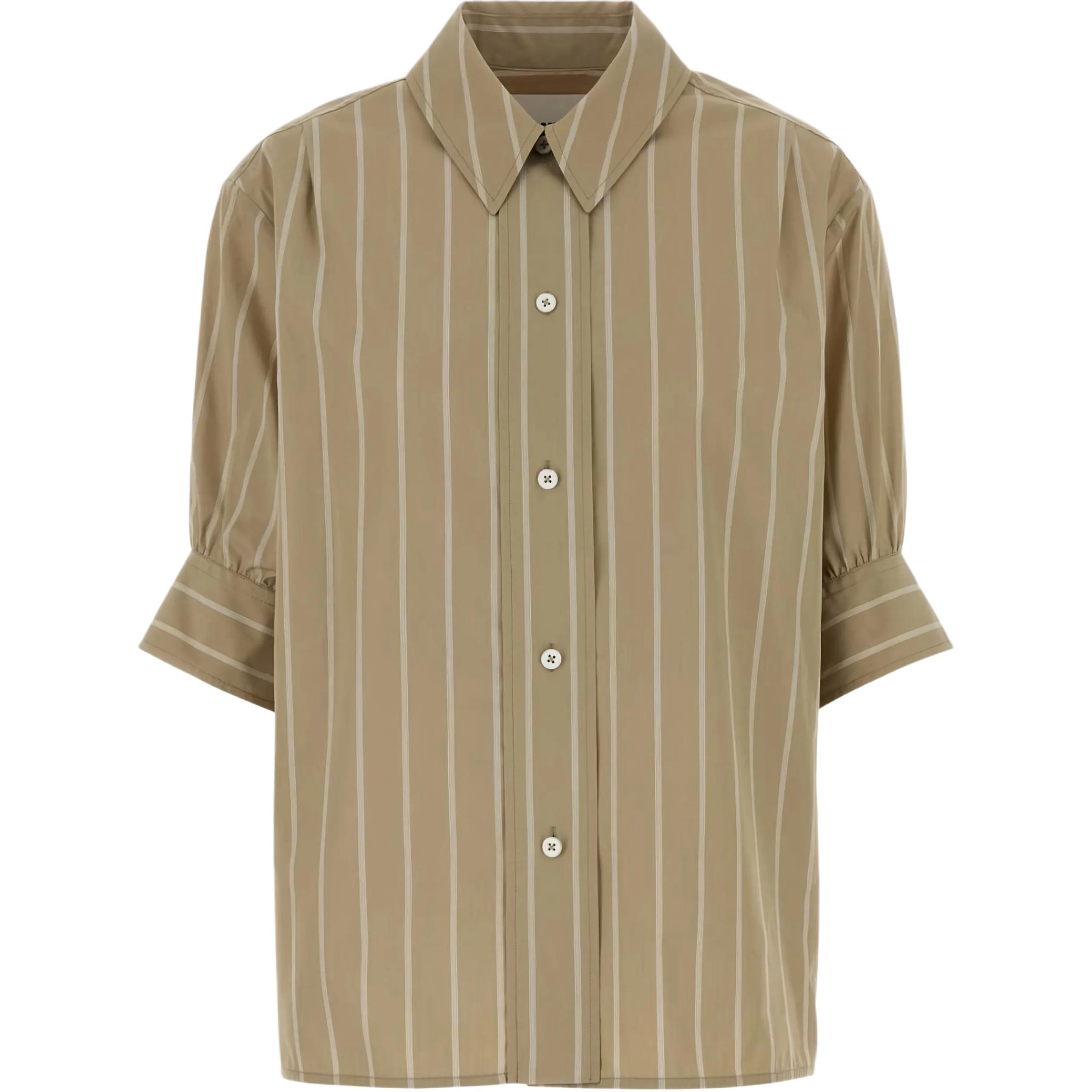 Рубашка из полосатого поплина JIL SANDER, бежевый
Рубашка из полосатого поплина JIL SANDER, бежевый