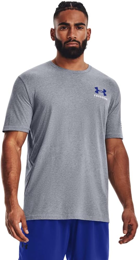 Новая мужская футболка с надписью «Freedom Banner» от Under Armour, (036) Steel Medium Heather/Royal/Red, Красный, Новая мужская футболка с надписью «Freedom Banner» от Under Armour, (036) Steel Medium Heather/Royal/Red
Новая мужская футболка с надписью «Freedom Banner» от Under Armour, (036) Steel Medium Heather/Royal/Red, Красный, Новая мужская футболка с надписью «Freedom Banner» от Under Armour, (036) Steel Medium Heather/Royal/Red