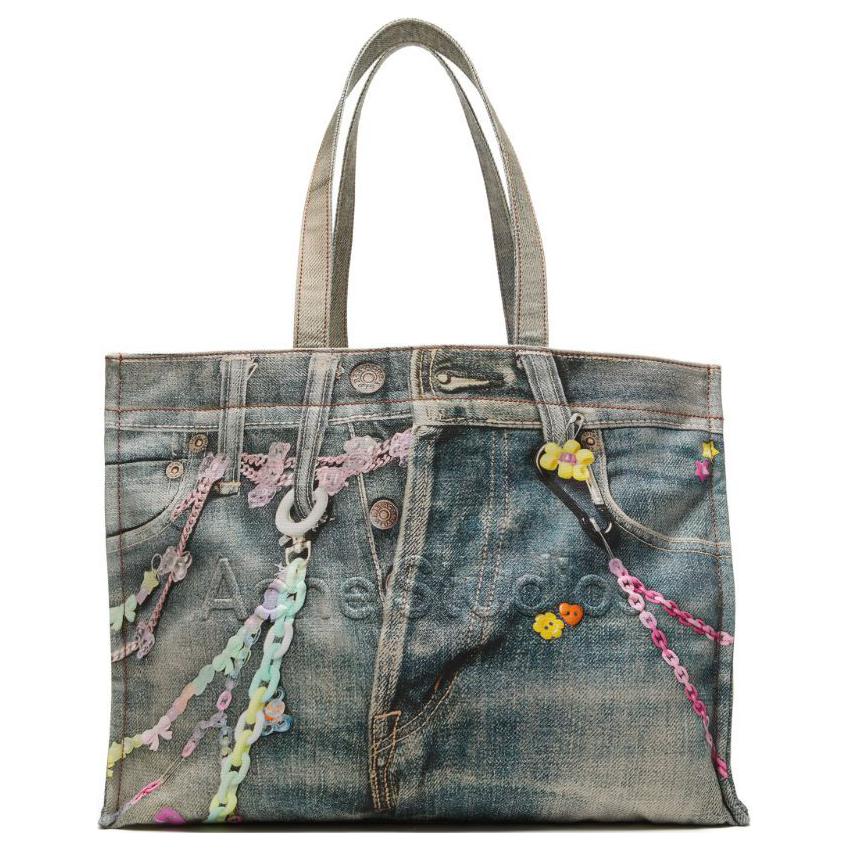 Acne Studios Сумка-шоппер с принтом под джинсу
Acne Studios Сумка-шоппер с принтом под джинсу