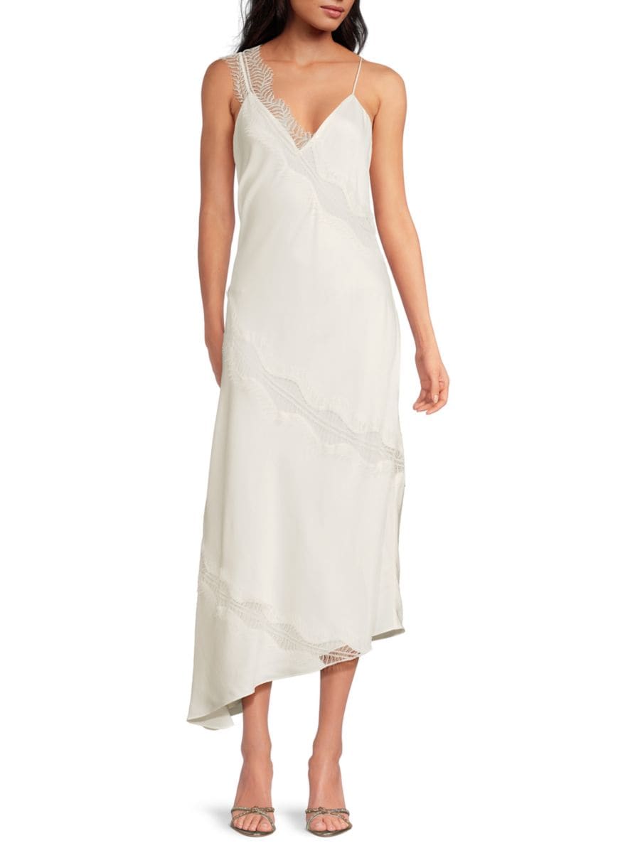 Платье-миди Soleil с кружевной отделкой A.L.C., белый
Платье-миди Soleil с кружевной отделкой A.L.C., белый