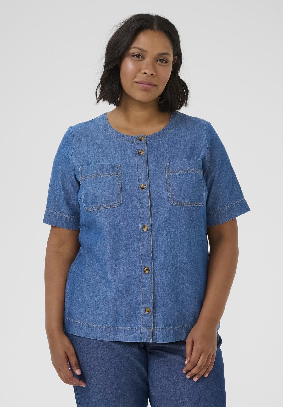 Блуза Kaffe Curve Blouse, Dark Blue Chambray/Dark Blue
Блуза Kaffe Curve Blouse, Dark Blue Chambray/Dark Blue