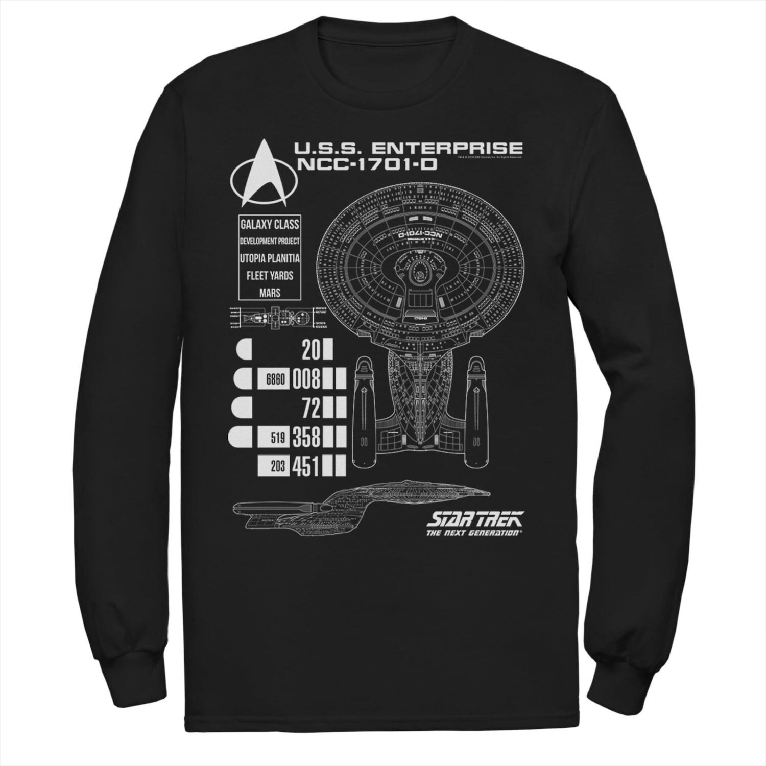 Мужская футболка Star Trek Next Generation Enterprise Chart Licensed Character
Мужская футболка Star Trek Next Generation Enterprise Chart Licensed Character