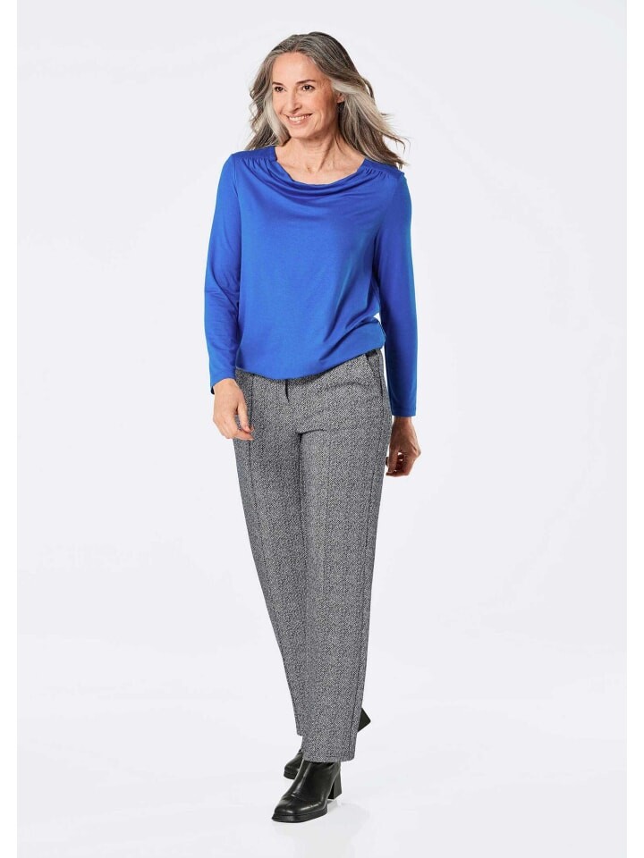 Тканевые брюки GOLDNER, цвет schwarz/weiß/gemustert
Тканевые брюки GOLDNER, цвет schwarz/weiß/gemustert