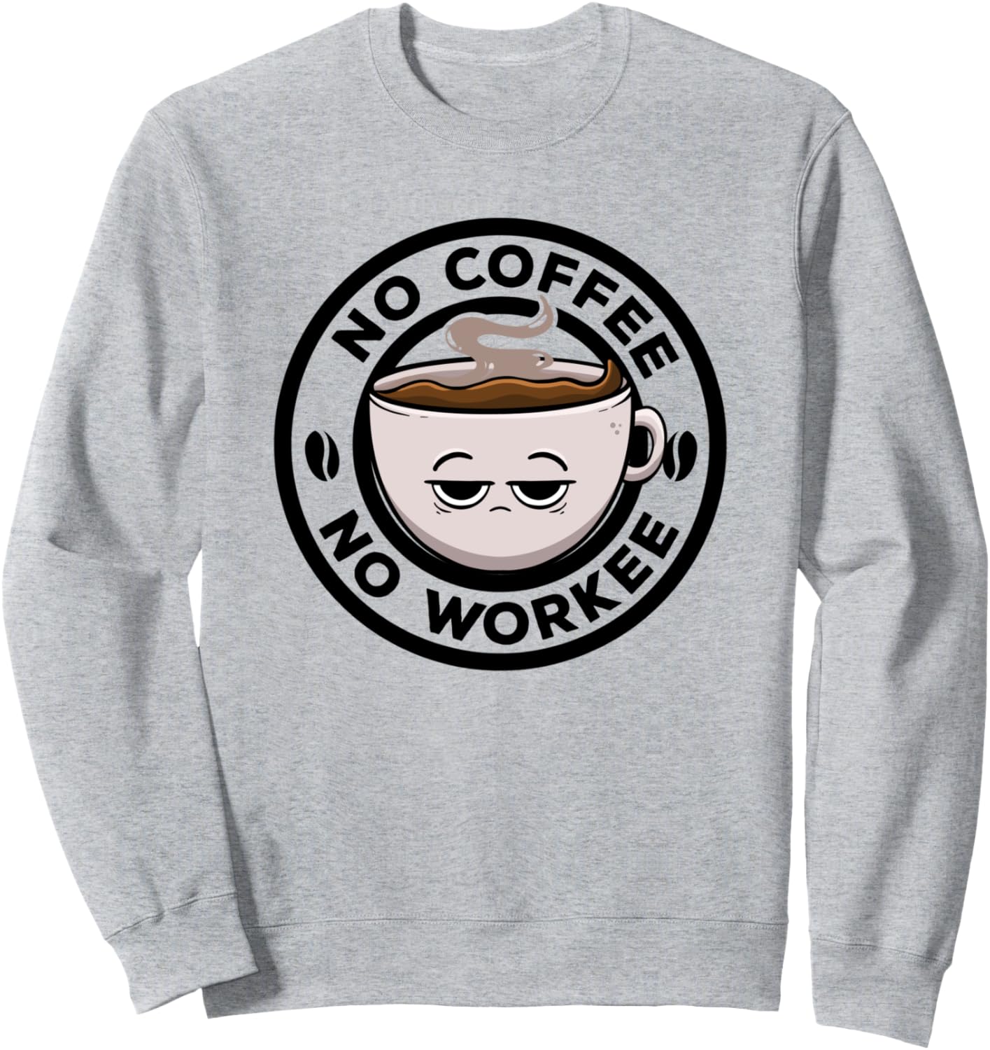 Нет кофе - нет работы. Милая толстовка для любителя кофе. Забавная толстовка для любителя кофеина No Coffee No Workee Art Coffee Puns Irony Sarcasm, серый
Нет кофе - нет работы. Милая толстовка для любителя кофе. Забавная толстовка для любителя кофеина No Coffee No Workee Art Coffee Puns Irony Sarcasm, серый