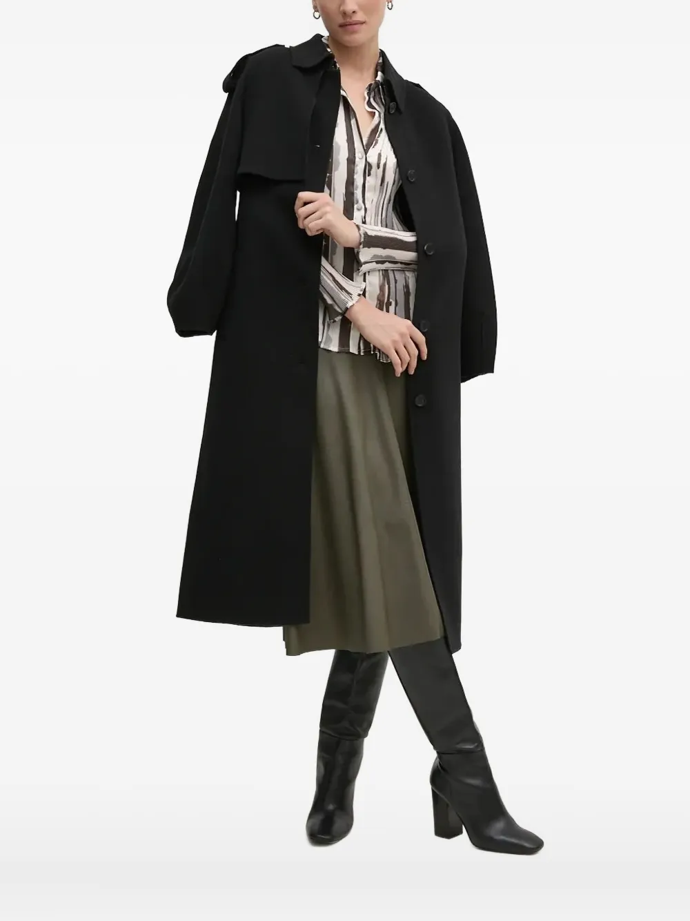 Плиссированная блузка с абстрактным принтом Sandro Ferrone, белый
Плиссированная блузка с абстрактным принтом Sandro Ferrone, белый