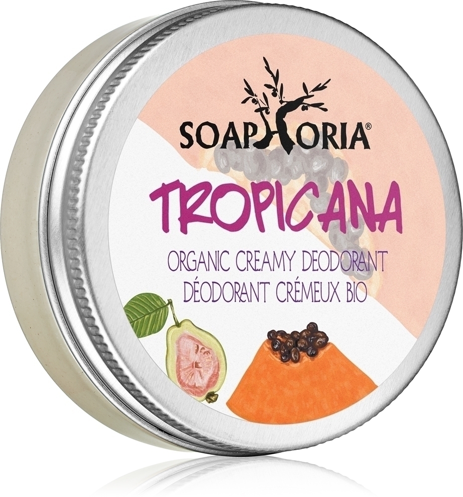 Органический кремообразный дезодорант Tropicana Soaphoria, 50 мл
Органический кремообразный дезодорант Tropicana Soaphoria, 50 мл