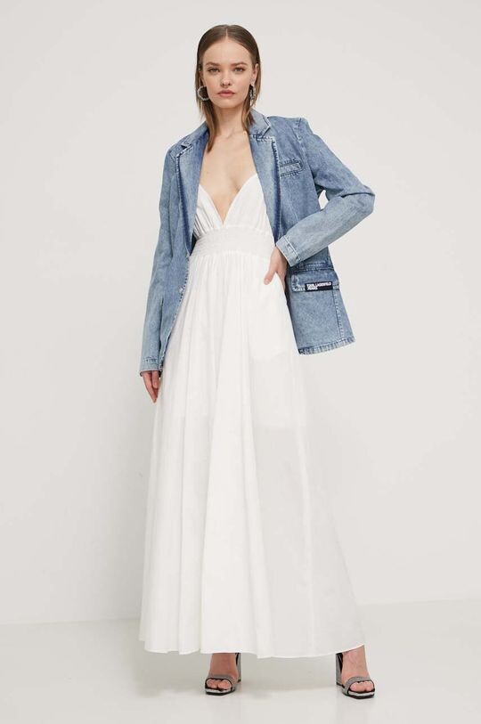 Хлопковое платье Hugo, белый
Хлопковое платье Hugo, белый