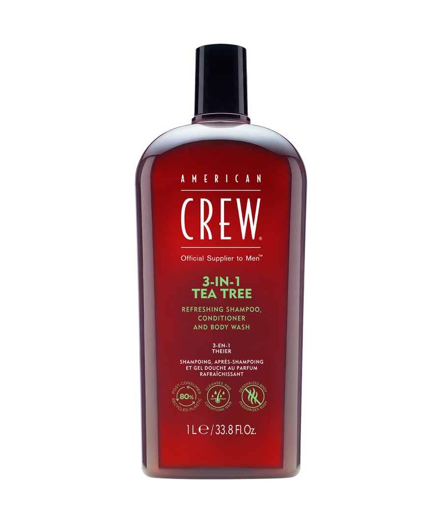 Шампунь для волос American Crew Hair Care & Body 3in1 Tea Tree, 1000 ml
Шампунь для волос American Crew Hair Care & Body 3in1 Tea Tree, 1000 ml