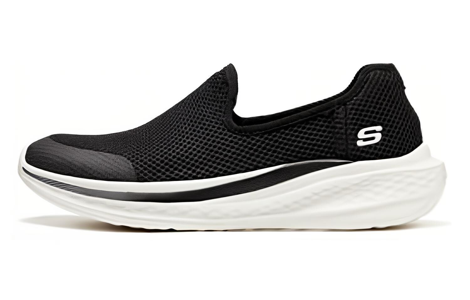 Кроссовки Skechers Lifestyle Shoes Men Low-top Black/White, черный/белый 
Кроссовки Skechers Lifestyle Shoes Men Low-top Black/White, черный/белый