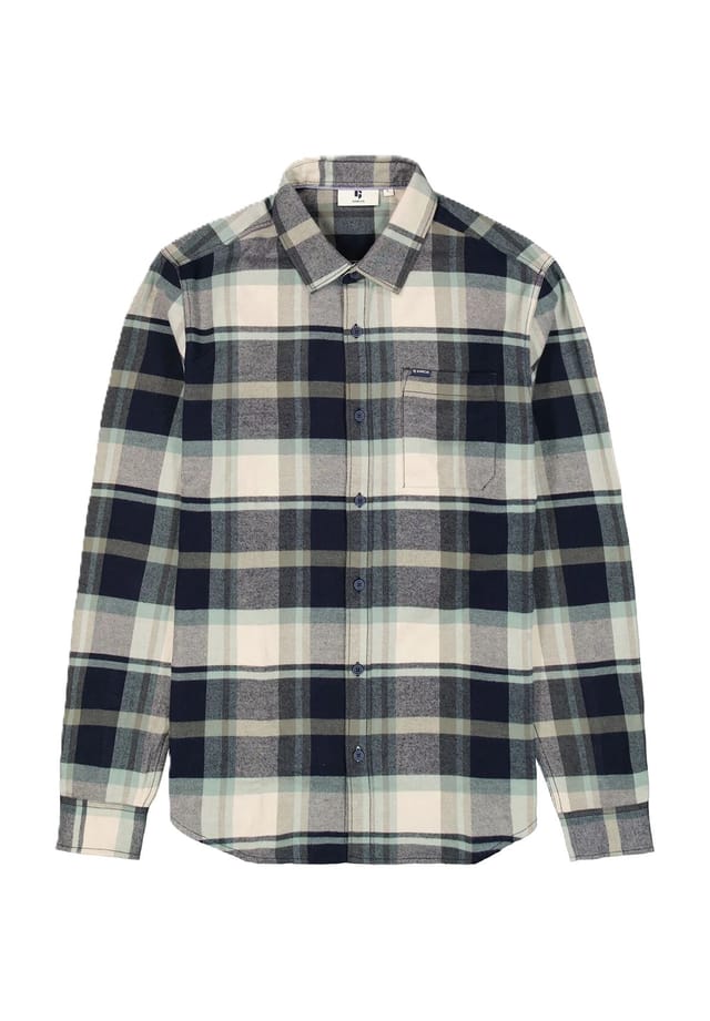 Повседневная рубашка стандартного кроя с длинным рукавом и воротником-стойкой Garcia, цвет 2050 sage gr 
Повседневная рубашка стандартного кроя с длинным рукавом и воротником-стойкой Garcia, цвет 2050 sage gr