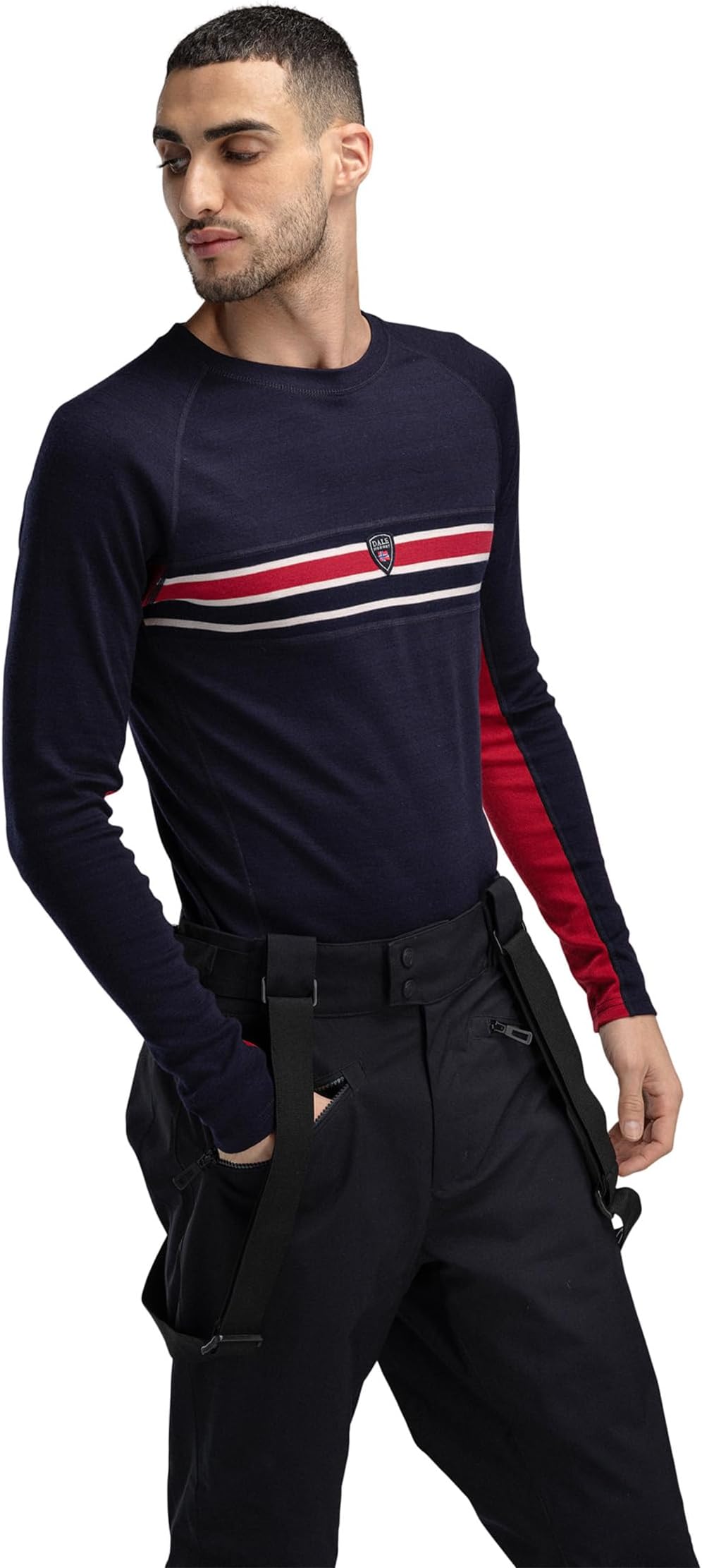 Мужская базовая рубашка Aksla с круглым вырезом Dale of Norway, Navy/Red/Off-White
Мужская базовая рубашка Aksla с круглым вырезом Dale of Norway, Navy/Red/Off-White