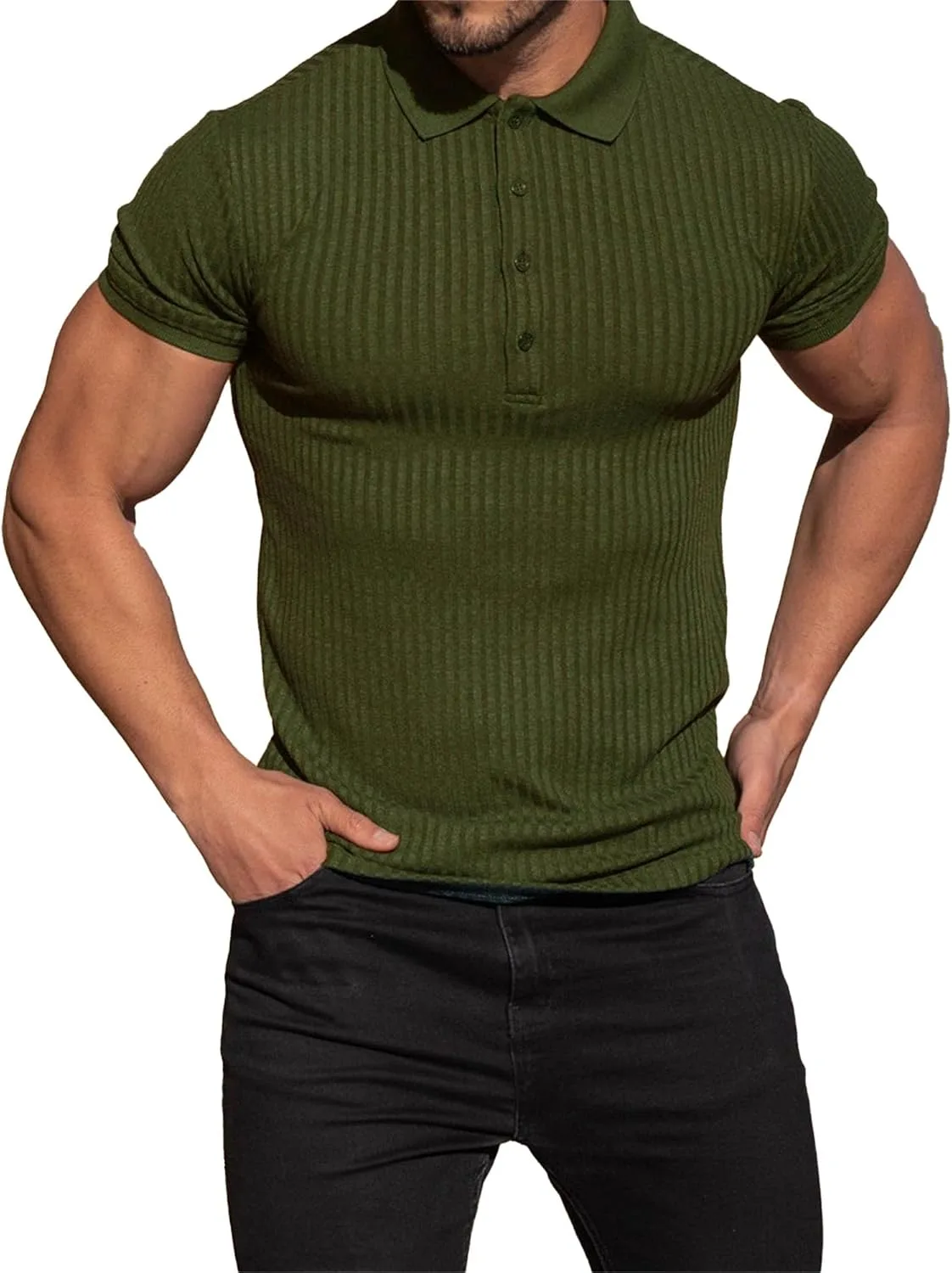 Мужская поло с коротким рукавом и воротником QOAAIE
Мужская поло с коротким рукавом и воротником QOAAIE