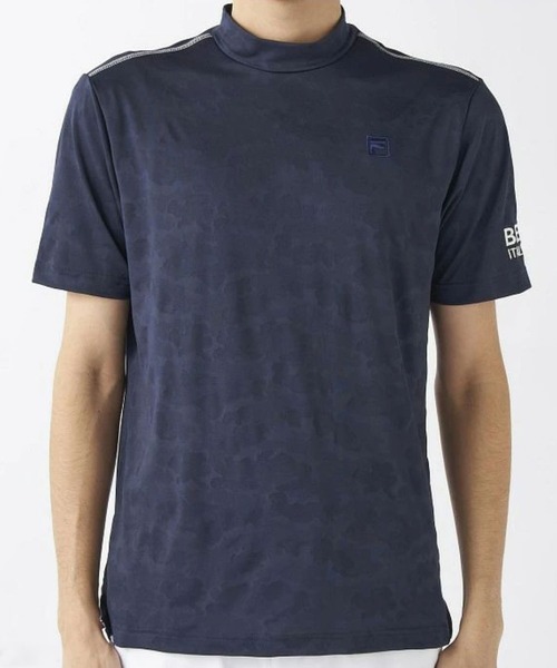 Футболка-рубашка с высоким воротником и коротким рукавом, сетчатая, из экоматериала FILA GOLF, темно-синий
Футболка-рубашка с высоким воротником и коротким рукавом, сетчатая, из экоматериала FILA GOLF, темно-синий