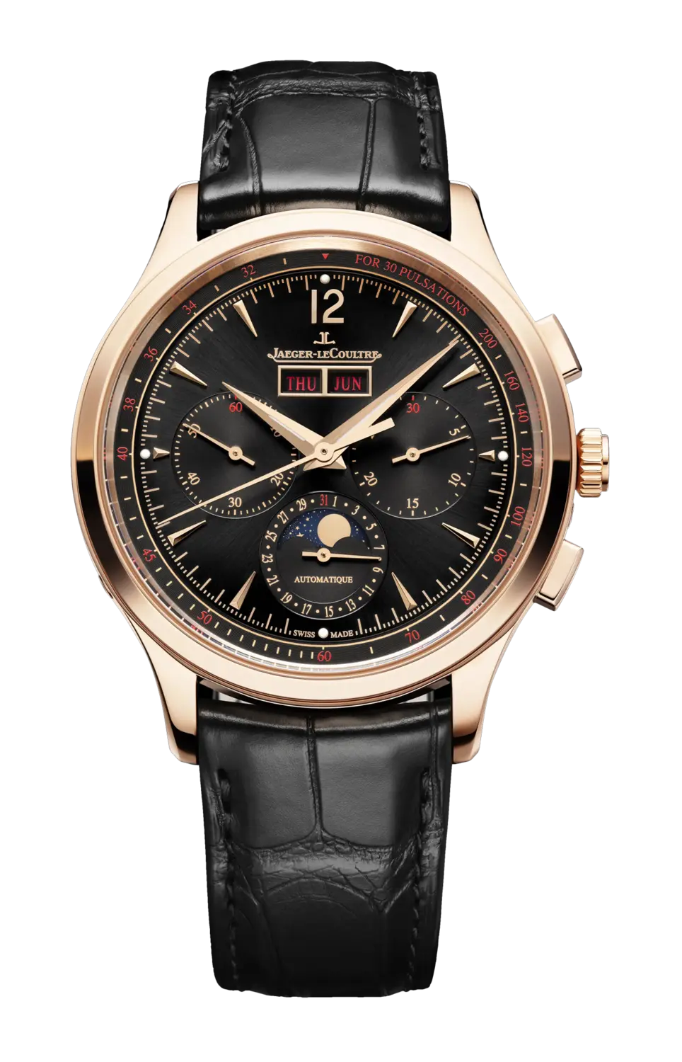 Часы master control chronograph calendar 40 мм Jaeger-Lecoultre
Часы master control chronograph calendar 40 мм Jaeger-Lecoultre