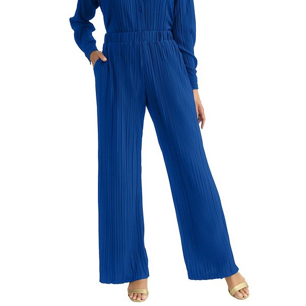 Женские брюки плюс сайз плиссированные широкие Jessica London, Dark Sapphire
Женские брюки плюс сайз плиссированные широкие Jessica London, Dark Sapphire