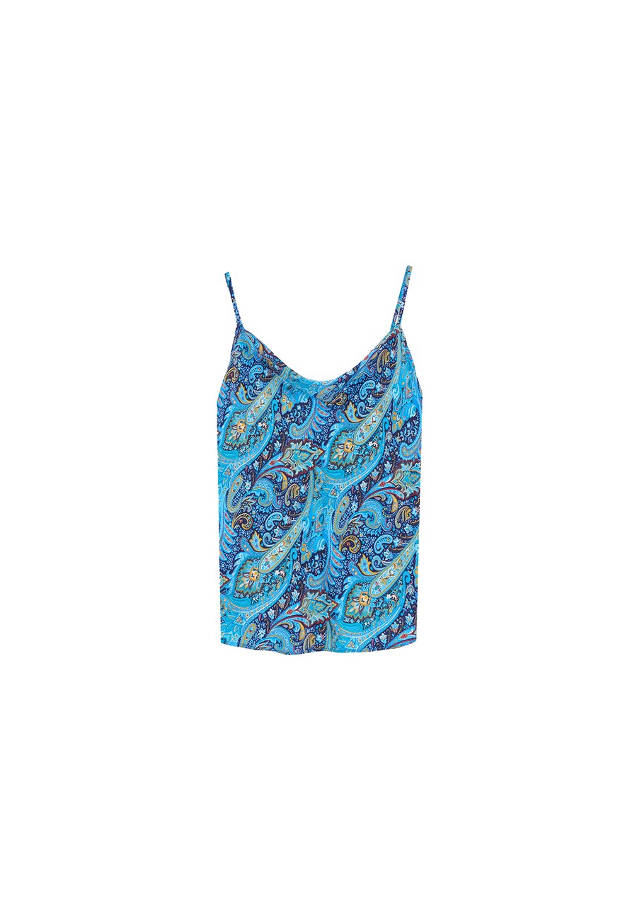 Топ Camomilla Italia Tropico, цвет Blue/Night blue 
Топ Camomilla Italia Tropico, цвет Blue/Night blue