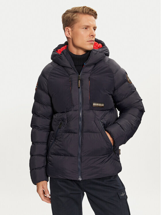 Пуховик стандартного кроя Napapijri, синий
Пуховик стандартного кроя Napapijri, синий