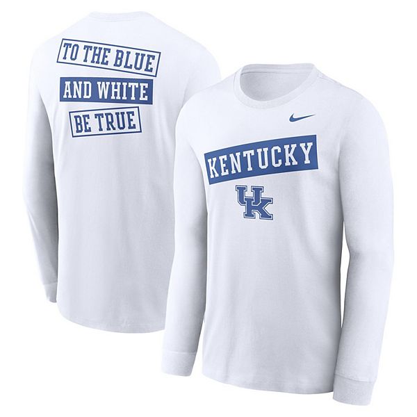 Мужская белая футболка с длинным рукавом kentucky wildcats two-hit classic location Nike
Мужская белая футболка с длинным рукавом kentucky wildcats two-hit classic location Nike